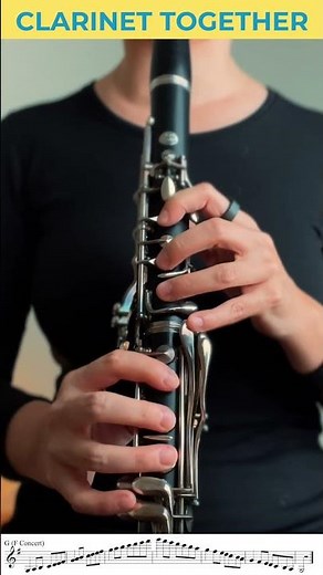 G Major Scale for Clarinet in 3 Octaves