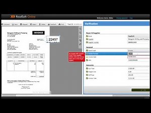 Automated Invoice Capture and Archiving through Readsoft Online