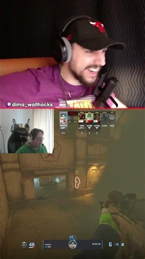 MAGIXX with WALLHACKS vs. 5 FACEIT LEVELS 10s #dima_wallhacks #magixx #wallhack #cs2 #wh #faceit