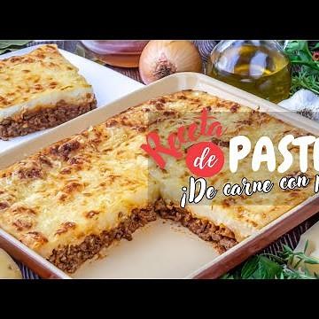 Delicioso pastel de carne molida con papa y queso gratinado al horno | Receta Casera | Cocina Vital