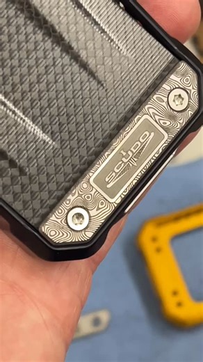 Toying with this idea of applying a Damascus lasering pattern on the stainless cowls. Takes a good bit of time. Would be about 15 dollars optional up charge for both front and back cowls. What are your thoughts 🤔🤔😎😎 | SCUDO