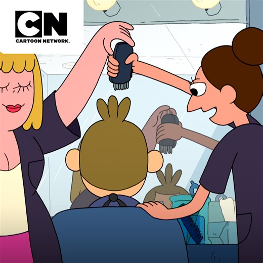 Clarence encuentra su pasión en la peluquería este verano. 💇‍♂️❤️#Clarence #CartoonNetwork | Cartoon Network LA