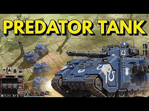 PREDATOR TANK! Ultramarines VS SAVAGE Orks | MASSIVE Warhammer 40K Battle