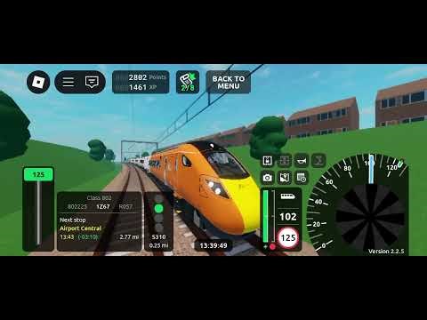 SCR Class 802 R057 from Leighton Stepford Road to Terminal 3