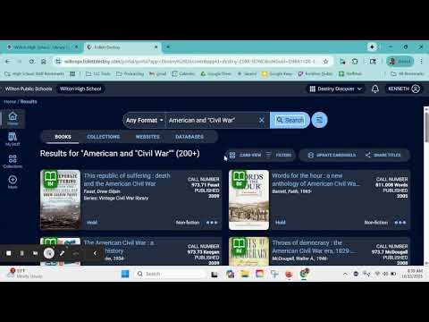 Destiny Book Search Non fiction (10.15.25)