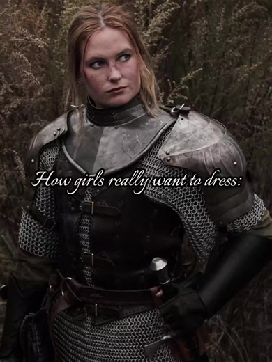 Empowered Girls in Armor: A Fashion Statement