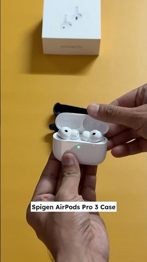 Spigen Rugged Armor Case for AirPods Pro 3 🔥 Easy Install + Perfect Fit! #Shorts