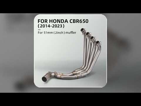 Slip On For CBR650R CB650F CB650R CBR650F Motorcycle Exhaust System Modified Front Link Pipe Escape