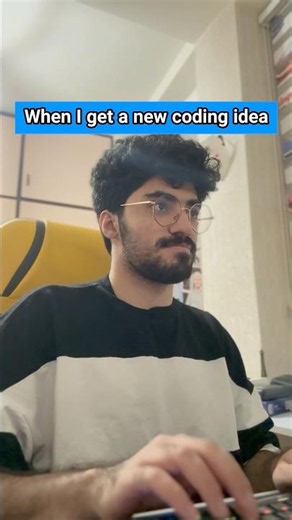 Most programmers when they come up with a new idea 😂 #coding #programming #developer