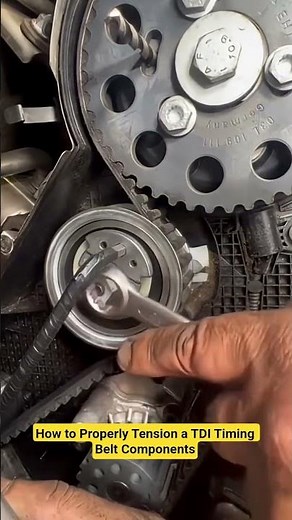 How to Properly Tension a TDI Timing Belt Components