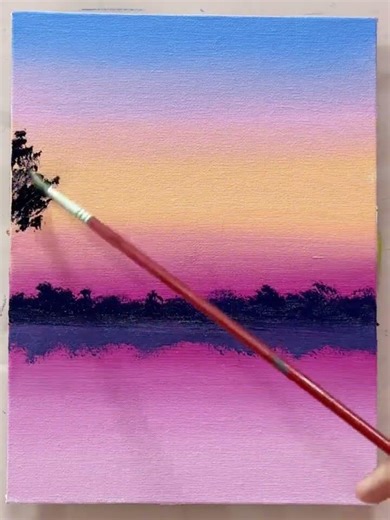 #howtopaint #art #painting #acrylicpainting #paintingtutorial #landscapepainting