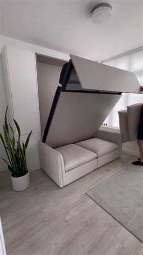 Panel Mosaic - 2 Seat Murphy Bed Couch by Expand Furniture | couch