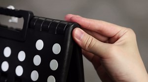 Delxo 16 Inch Folding Step Stool,Foldable Stool for Adults,Portable Collapsible Plastic Stepstool,Non Slip Folding Stools for Kitchen Bathroom Bedroom Garden Up to 400LBS,(Grey 1PC)