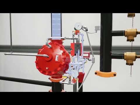 Foam deluge system components working explanation