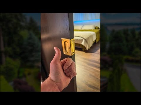 How to easily install a pocket door passage pull | DIY home remodeling tips and tricks