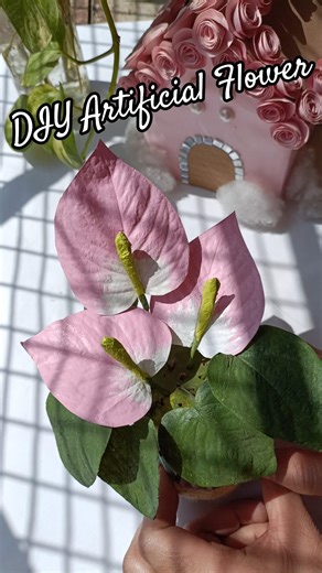 DIY Artificial plant | Easy decor Ideas #shortsviral #viralshorts #diyplanters #craftideas #handmade