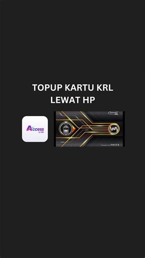 Cara Cek Saldo dan Topup Kartu KRL di HP #shorts