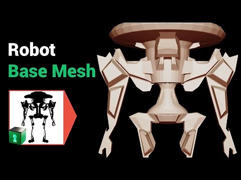 Blender Secrets - Creating a Robot Base Mesh