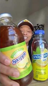 Glass vs Plastic Snapple Lemon Tea — Which Tastes BETTER?