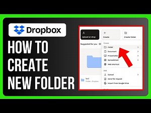 How to Create New Folders in Dropbox