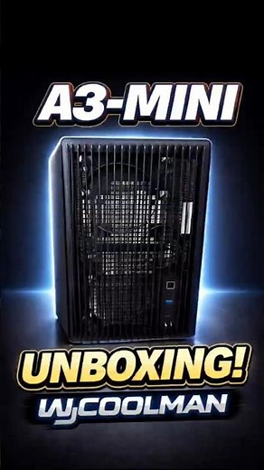 WJCOOLMAN A3-Mini PC Case Unboxing | Compact Airflow Mini PC Case | Good or bad ?