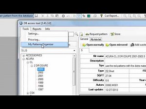 How To Save Patterns In Your Database in Film Designs 4.0