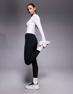 4505 Icon soft touch high waist yoga legging in black | ASOS