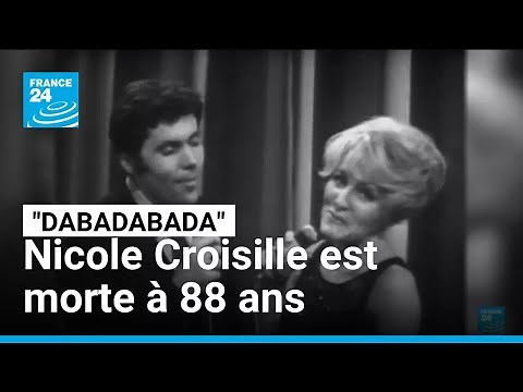 La chanteuse Nicole Croisille, Madame "dabadabada", est morte à 88 ans • FRANCE 24