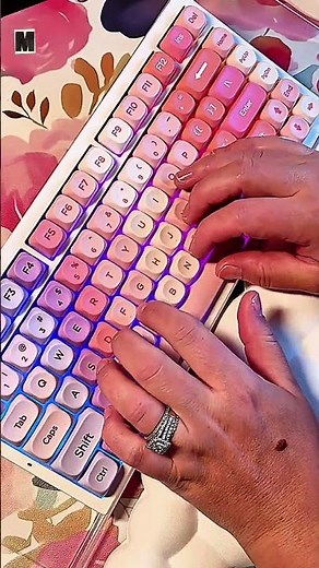 MCHOSE G75 PRO + MATCHA LATTE V2 SWITCHES Keyboard ASMR! #keyboardasmr #keyboard #mchose
