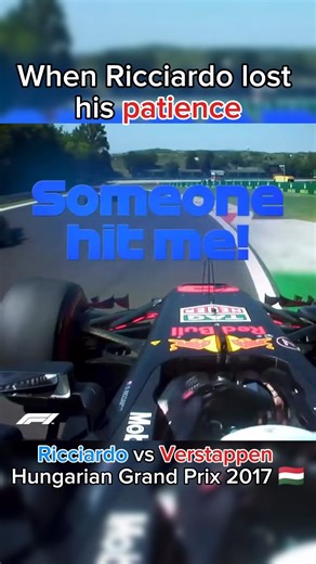 "F***ing sore loser" Ricciardo Vs Verstappen intense battle Hungary 2017