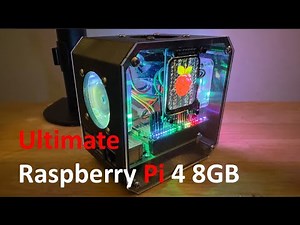 Ultimate Raspberry Pi 4 8GB Custom Desktop Build - INSANE RGB + 1.69" Display!