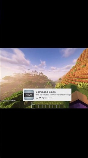 I made a new Minecraft mod for command keybinds #minecraft #mod #fabric #forge