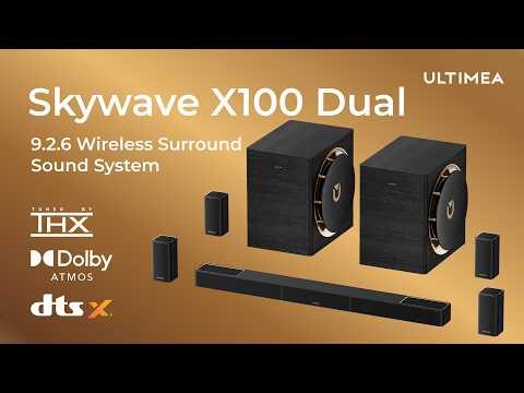 🔊Skywave X100 Dual Soundbar |Pro-Level 9.2.6 Channel Dolby Atmos & DTS:X Surround Sound 🎶