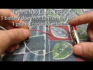 Como Acender Um Led Com Uma Pilha