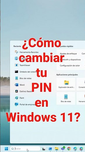 ¿Cómo cambiar tu PIN en Windows 11? #windows #tips