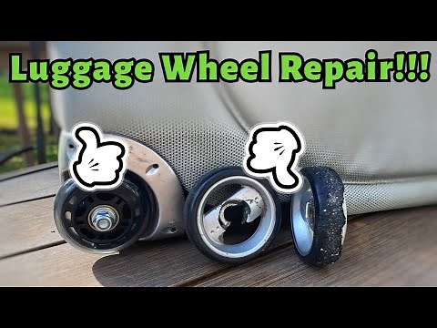 Broken Wheel Repair on Tumi Luggage - Easy Fix!