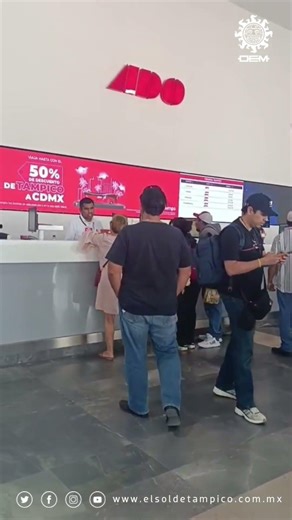 🔴🚍At the Tampico bus terminal, departures to various destinations across Mexico were canceled.🚌🇲🇽