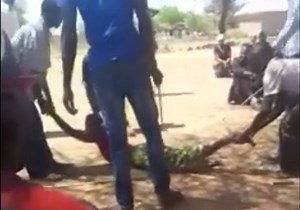 Tanzanian men arrested for brutal public flogging of woman – VIDEO