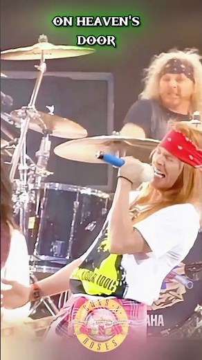 🔫 Guns N' Roses 🌹 - KNOCKIN' ON HEAVEN'S DOOR (Freddy mercury Tribute) #gunsnroses