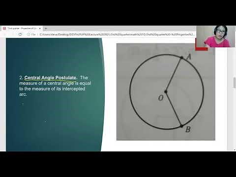 Properties of Chords, Arc, Central Angles, and Inscribed Angles