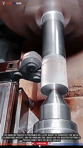 Innovation Knurling Tool Lathe: Fast Knurl Creation, Precision Texture, High Efficiency #tech