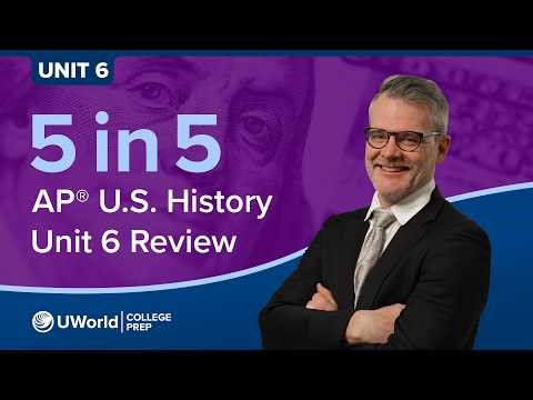 APUSH Unit 6 Speed Review (Period 6: 1865-1898)