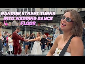 Random Street Turns into Wedding Dance Floor | You Are The Reason Calum Scott- Allie Sherlock Cover