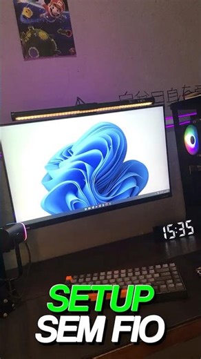 I hid ALL the wires in my gaming setup! 🚀🖥️
