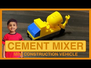 How to Build a Mini LEGO Cement Mixer| Step-by-Step LEGO Construction Vehicle Tutorial #lego