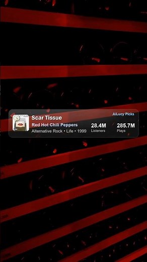 Scar Tissue by Red Hot Chili Peppers • Alternative Rock • Life • 1999 • Lyrics • Sunset Road Visuals