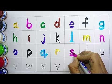a to z small letters🔤 alphabet learn for kids | a to z alphabet #abc #alphabet #nurseryrhymes #atoz