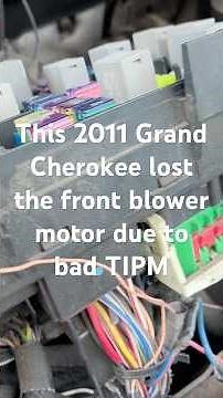 2011 Jeep Grand Cherokee 5.7 front blower motor not running fixed #jeepcherokee #grandcherokee