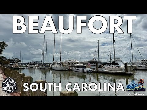 🌟 Walking Beaufort, South Carolina: History, Charm & Scenic Walks [4K] with Cool Trip Walks🌟