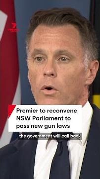 Chris Minns to reconvene NSW Parliament to pass tougher new gun laws after Bondi Beach terror attack